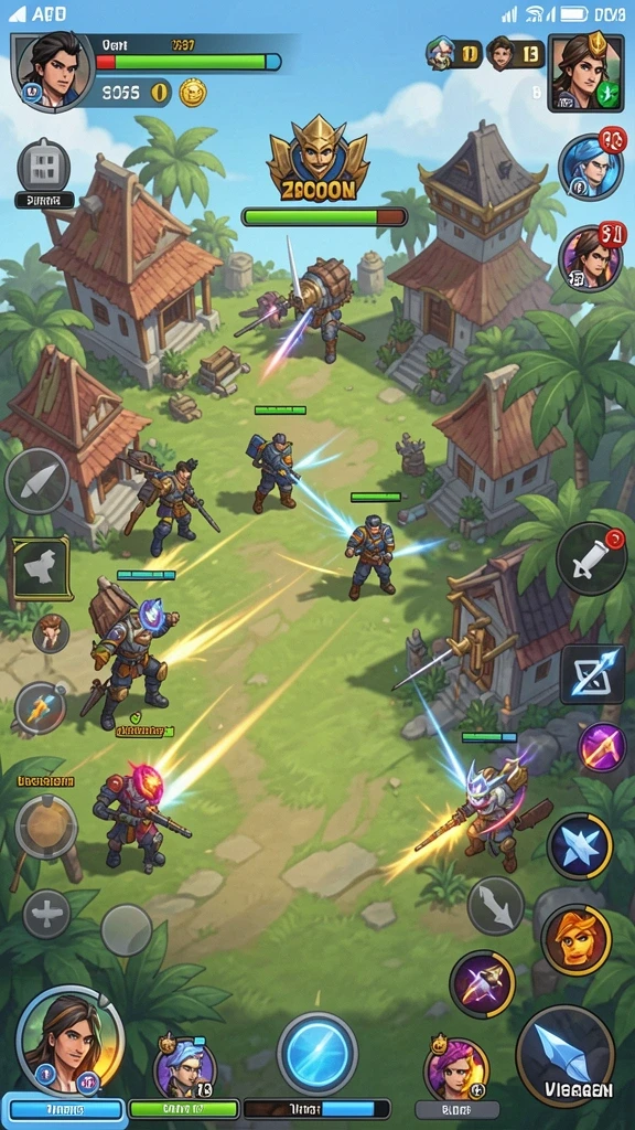 666ff - Menu upgrade dengan banyak pilihan.