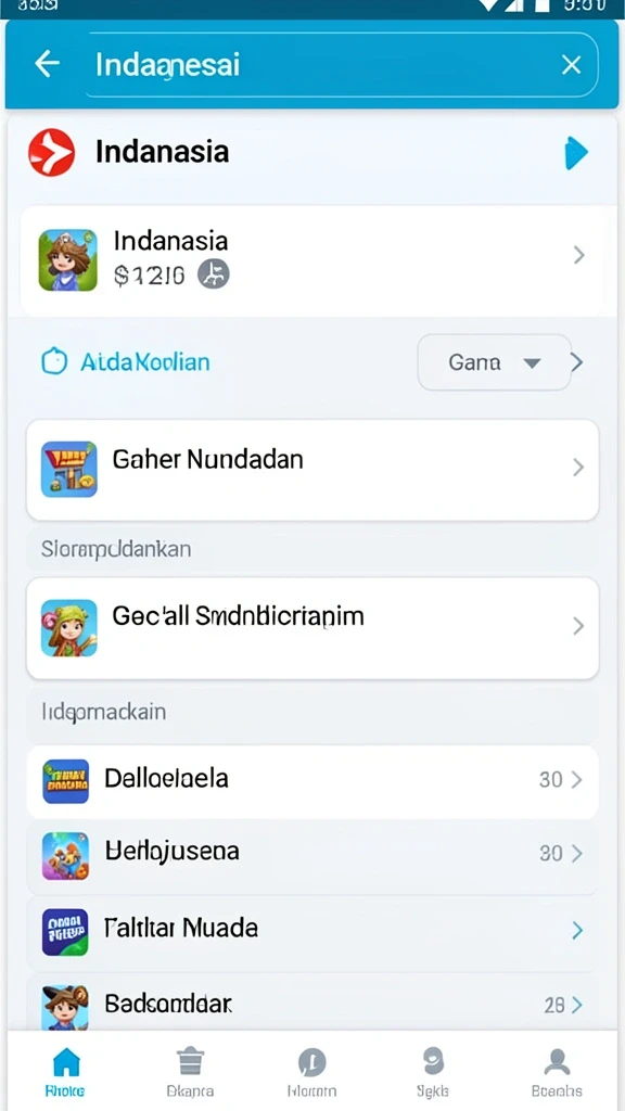 hit9 - Tampilan menu utama yang menarik dan intuitif.