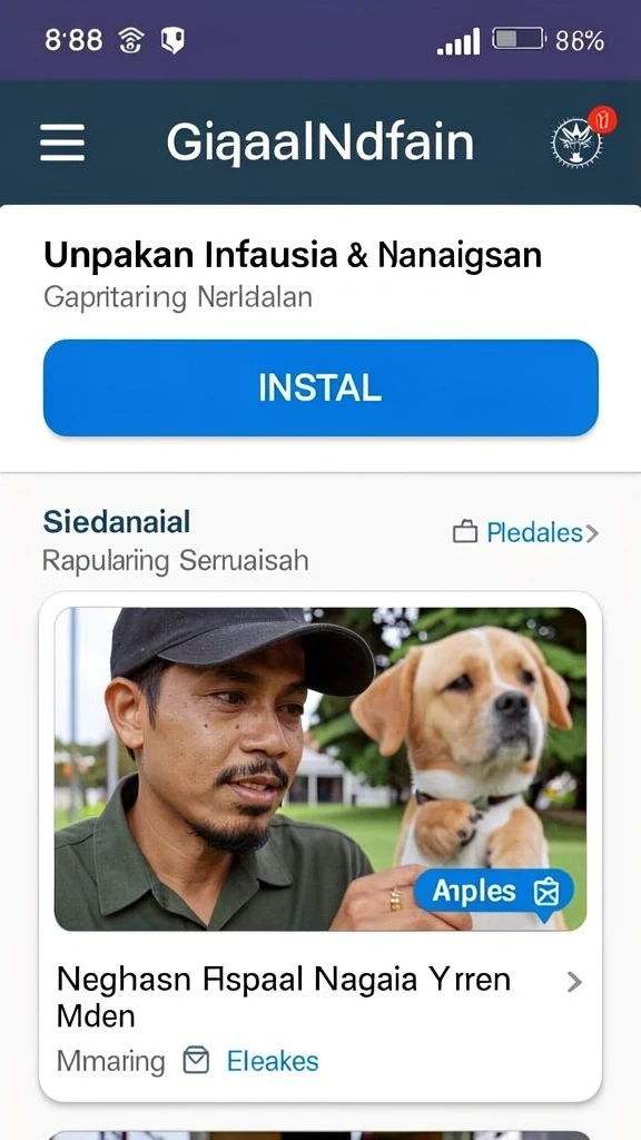 naga11 - Tampilan antarmuka yang menarik dan mudah dipahami.