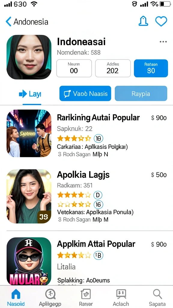 pandawin - Leaderboard yang menunjukkan pencapaian pemain.
