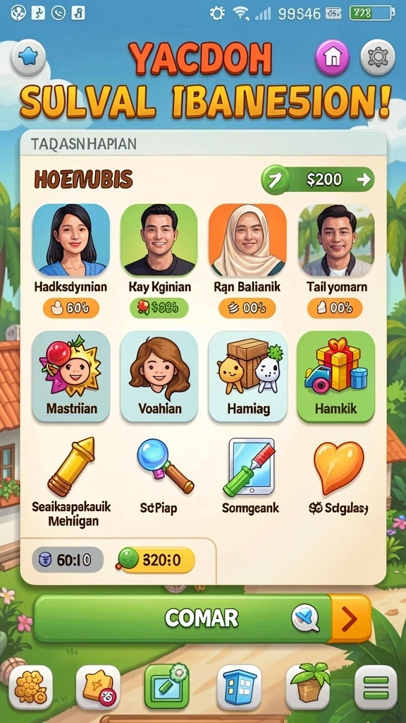 supersvip - Tampilan antarmuka yang intuitif dan menarik.