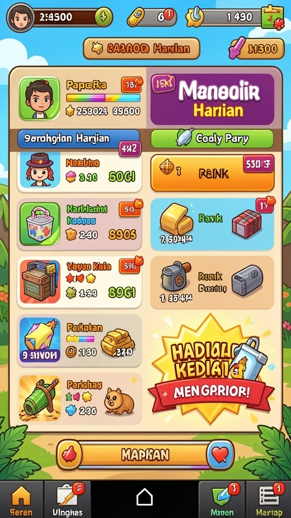 talas89 - Menggambarkan karakter unik dalam gameplay.
